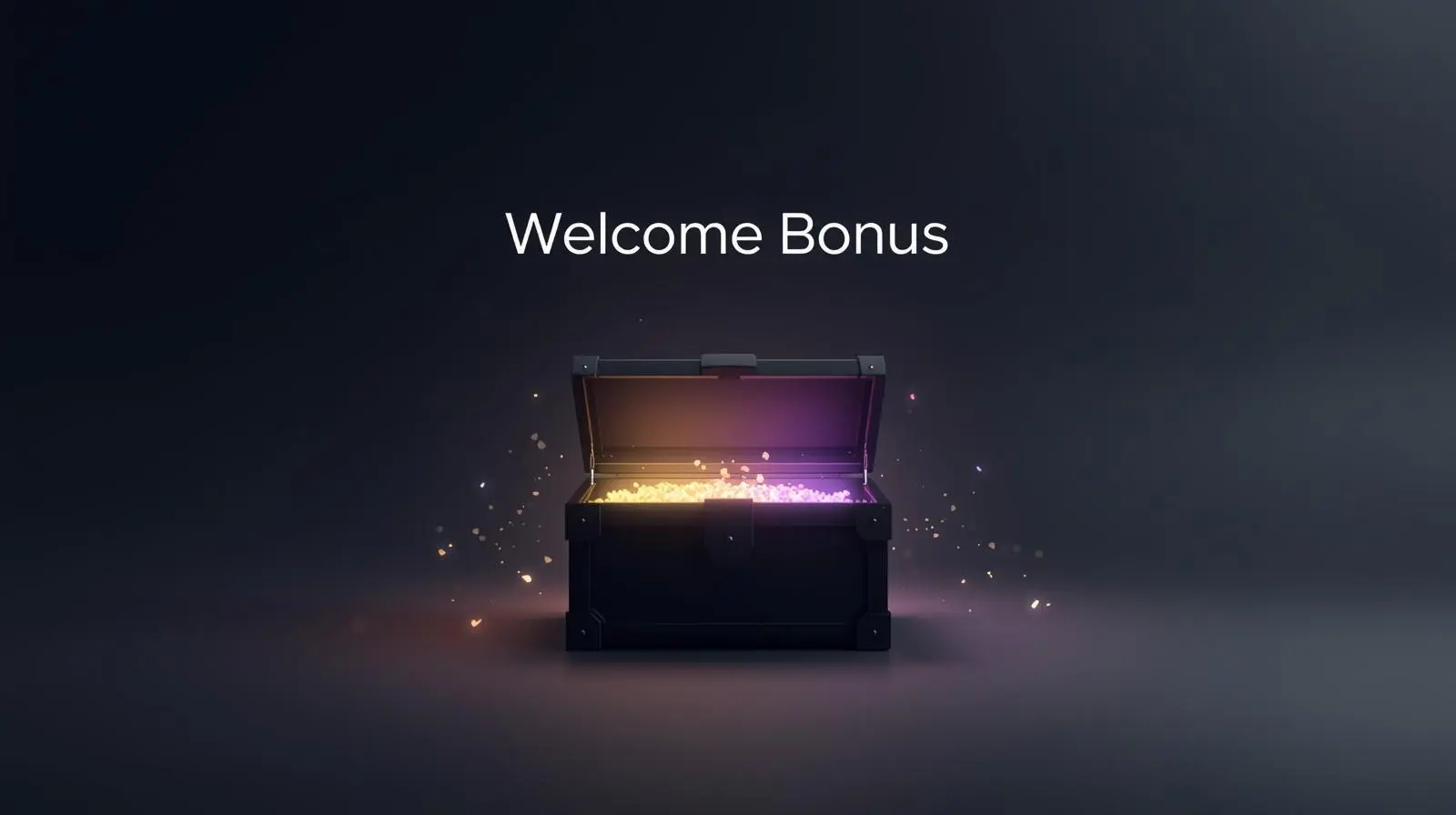 Welcome bonus treasure chest